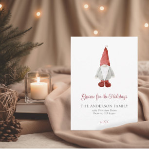 Cartes Pour Fêtes Annuelles Gnome pour les fêtes   Noël Scandi