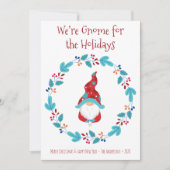 Cartes Pour Fêtes Annuelles Gnome pour les vacances Amusants Elf Cute Elf Flor (Devant)