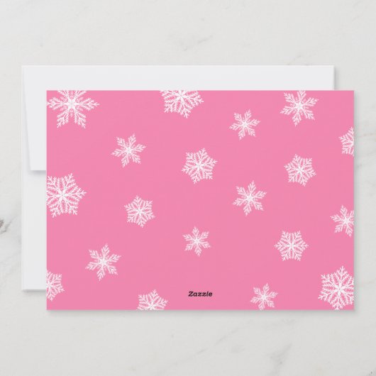 Cartes Pour Fêtes Annuelles Gnome rose mignon Joyeux Vibes Noël (Dos)