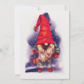 Cartes Pour Fêtes Annuelles Gnome with a Lantern Christmas (Devant)