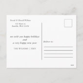 Cartes Pour Fêtes Annuelles Gnomes de Noël doux en hiver (Dos)