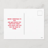 Cartes Pour Fêtes Annuelles Gnomes de vacances joyeux et joyeux (Dos)