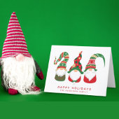 Cartes Pour Fêtes Annuelles Gnomes mignons Joyeux Noël