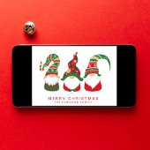 Cartes Pour Fêtes Annuelles Gnomes mignons Joyeux Noël