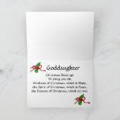 Cartes Pour Fêtes Annuelles Godgirl (Intérieur)