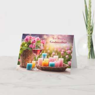 Cartes Pour Fêtes Annuelles Godmother Happy Mothers Day with Pretty Flowers