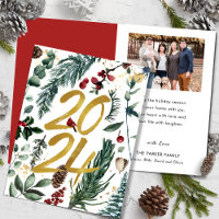 Gold 2025 Pin de Noël Festive Pough Rouge photo