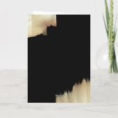 Cartes Pour Fêtes Annuelles Gold Black Cheers Bonne année avec logo (Dos)