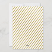 Cartes Pour Fêtes Annuelles Gold Foil Effet Joyeux Script à main (Dos)