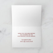 Cartes Pour Fêtes Annuelles Gold Gradient Retro Script Merry Christmas (Intérieur)