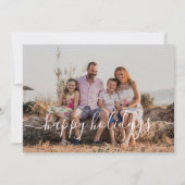 Cartes Pour Fêtes Annuelles Gold Joyeux Noël 9 Photo Collage (Dos)