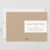 Cartes Pour Fêtes Annuelles Gold Joyeux Noël Photo (Dos)