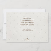 Cartes Pour Fêtes Annuelles Gold JOYFUL Multi Photo Noël (Dos)