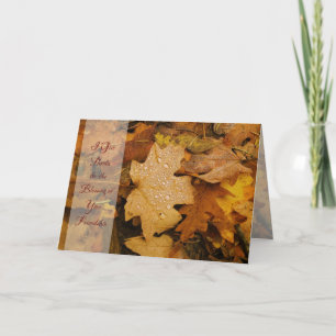 Cartes Pour Fêtes Annuelles Gold Leaf