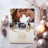 Cartes Pour Fêtes Annuelles Gold Parties scintillant 4 Photo Noël