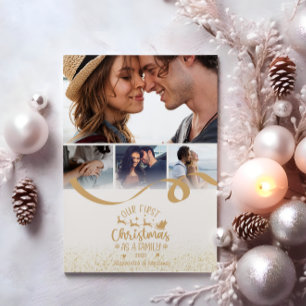 Cartes Pour Fêtes Annuelles Gold Parties scintillant 4 Photo Noël