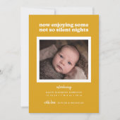 Cartes Pour Fêtes Annuelles Gold Profite Maintenant De Quelques Nuits Pas Si S (Devant)