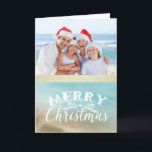 Cartes Pour Fêtes Annuelles Golden Beaches Tropical Photo Christmas Card<br><div class="desc">Golden Beaches Tropical Photo Christmas Card</div>