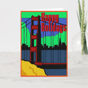 Cartes Pour Fêtes Annuelles Golden Gate San Fransisco