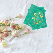 Cartes Pour Fêtes Annuelles GOLDEN MERRY ET BRIGHT personnalisé