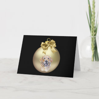 Cartes Pour Fêtes Annuelles Golden Retriever