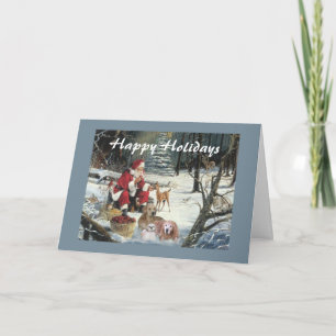Cartes Pour Fêtes Annuelles Golden Retriever