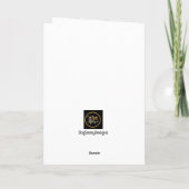 Cartes Pour Fêtes Annuelles Golden Retriever adore Custom Valentine's Day (Dos)