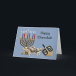 Cartes Pour Fêtes Annuelles Golden Retriever Chanukah Card Menorah Dreidel4<br><div class="desc">Se souvenir de sa famille et de ses amis pendant la saison de Chanukah est un merveilleux moyen de rester en contact avec les gens qui vous aiment et qui vous tiennent à coeur. J'ai créé ces cartes de chien Chanukah avec amour et attention et je suis sûr que quiconque...</div>