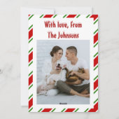 Cartes Pour Fêtes Annuelles Golden Retriever Père Noël Cute Drôle Noël (Dos)