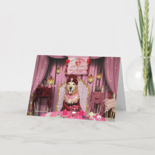 Cartes Pour Fêtes Annuelles Golden Retriever Valentine Fortune Teller of Love