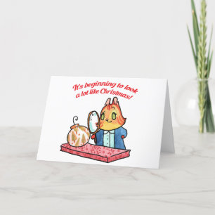 Cartes Pour Fêtes Annuelles Goldie enquête sur Noël