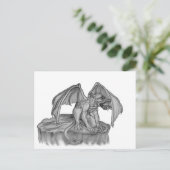 Cartes Pour Fêtes Annuelles Golem Gargoyle (Debout devant)