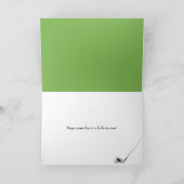 Cartes Pour Fêtes Annuelles Golf Anniversaire (Intérieur)