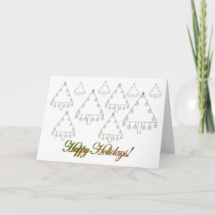 Cartes Pour Fêtes Annuelles Golf Ball Christmas Tree Farm Card