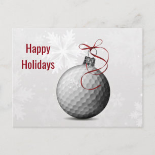 Cartes Pour Fêtes Annuelles golf ball ornament Holiday Cards