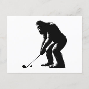 Cartes Pour Fêtes Annuelles Golf Bigfoot