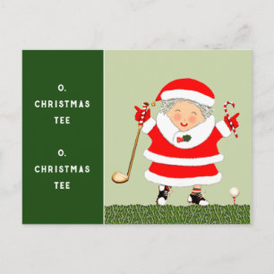 Cartes Pour Fêtes Annuelles golf Noël