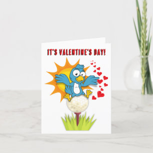 Cartes Pour Fêtes Annuelles Golf - Parle-moi, Birdie, Saint-Valentin