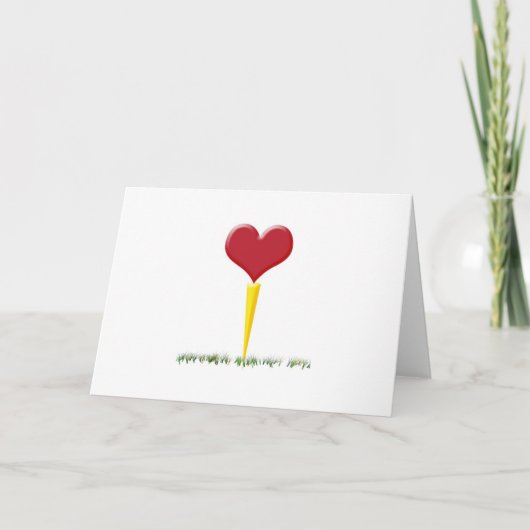 Cartes Pour Fêtes Annuelles Golf Valentine (Devant)