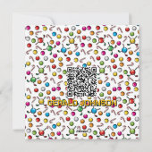 Cartes Pour Fêtes Annuelles Golfer Customisé Noël Monogramme Design (Dos)