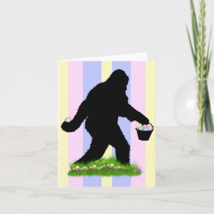 Cartes Pour Fêtes Annuelles Gone Squatchin pour les oeufs de Pâques