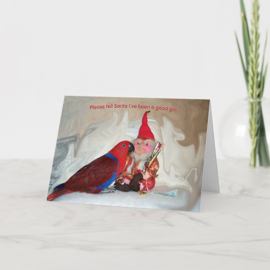 Cartes Pour Fêtes Annuelles Good girl (Devant)