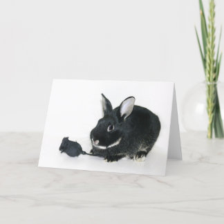 Cartes Pour Fêtes Annuelles Goth Bunny Valentine