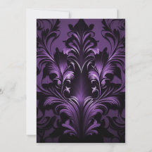 Goth Gothique Design noir & violet