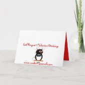 Cartes Pour Fêtes Annuelles Goth Valentines Day Card - Prix gagnant ! (Dos)