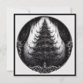 Cartes Pour Fêtes Annuelles Gothique Noël arbre gothique Noël Noël (Devant)