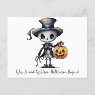 Cartes Pour Fêtes Annuelles Gouls et Goblins, Halloween commence Halloween