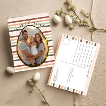 Goût rayé moderne avec photo d'oeuf