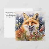 Cartes Pour Fêtes Annuelles Grâce de Noël paisible (Devant / Derrière)