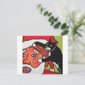 Cartes Pour Fêtes Annuelles Gracie Claws (Debout devant)